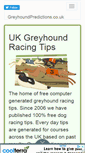 Mobile Screenshot of greyhoundpredictions.co.uk